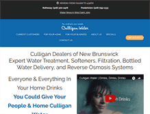 Tablet Screenshot of culligannb.com